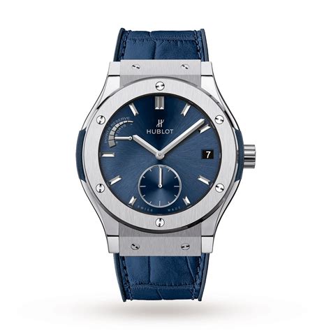 hublot power reserve titanium blue price|Hublot Classic Fusion Power Reserve Titanium Watch Review.